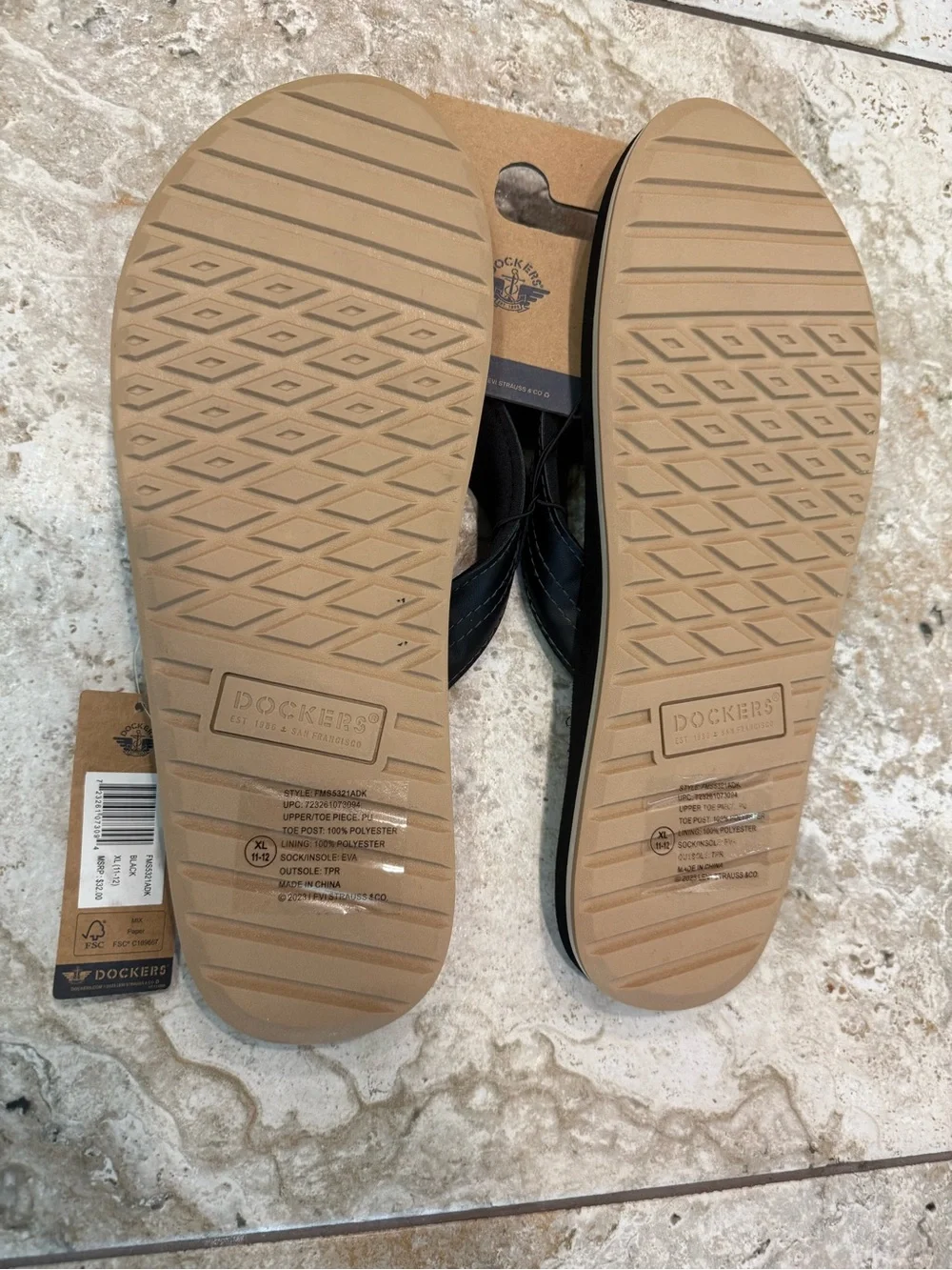 Dockers black Flip Flops